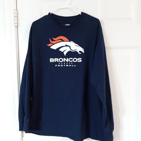 Denver Broncos NFL Team Apparel Men's Long Sleeve T-Shirt Sz XXL - Picture 2 of 6